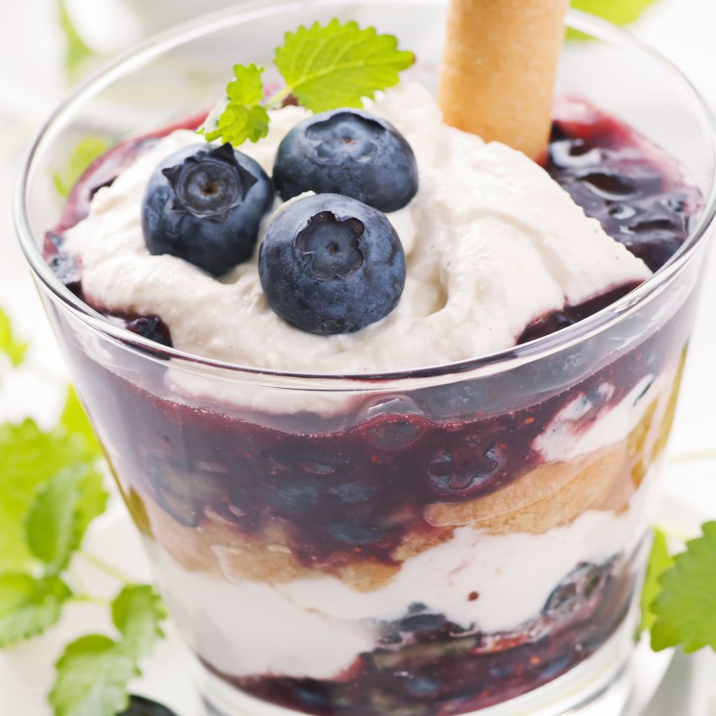 Tiramisu aux myrtilles